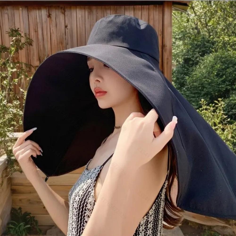 Beach Sun Hat, Neck UV Protection Sun Hat