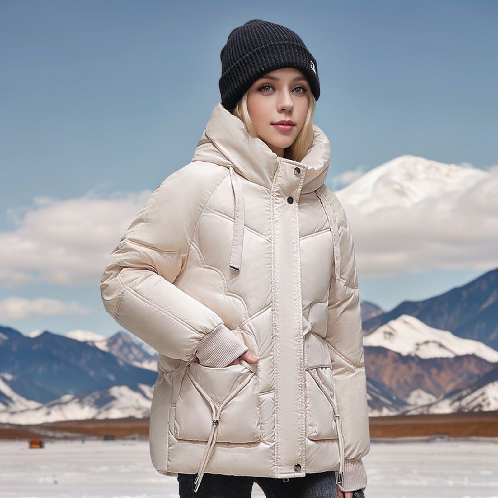 Winter Down Cotton Jacket Korean Loose Thick