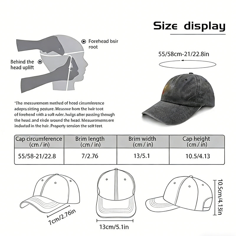 Dog Lover Baseball Cap Dog Mom Hats For Women, Adjustable Embroidered Wash Cotton Baseball Cap