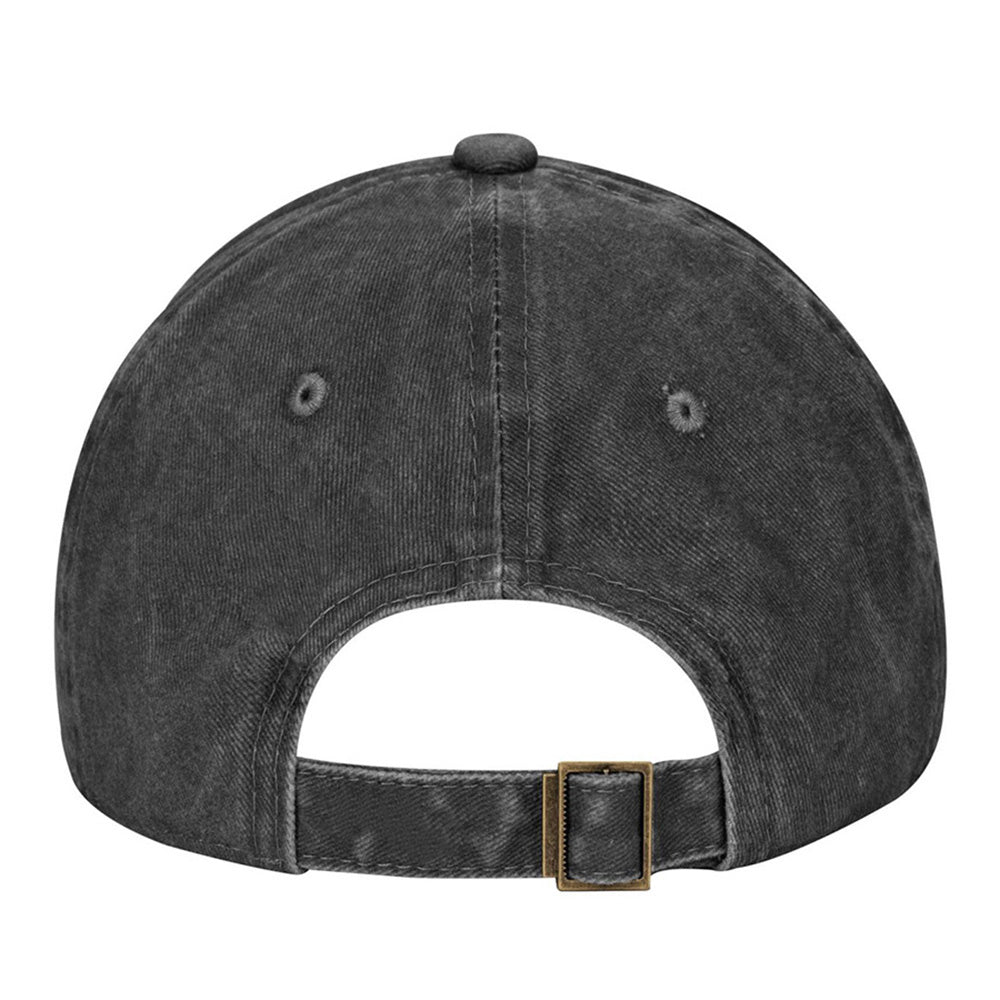 2pcs Knives Black Hat For Women Men, Adjustable Embroidered Wash Cotton Baseball Cap