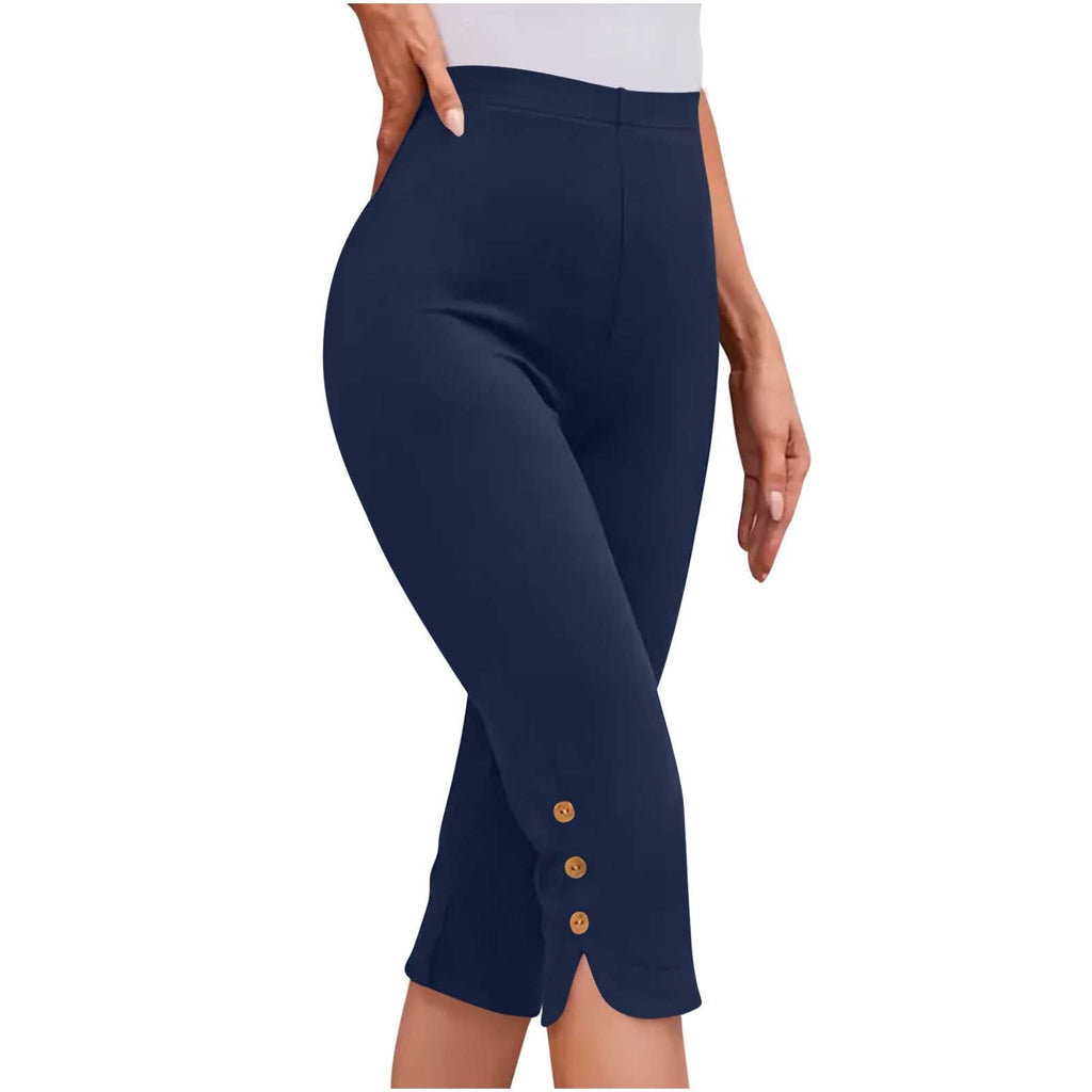 Plus-size Womens Clothing Loose, Casual Mid-length Layered Pants