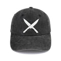 2pcs Knives Black Hat For Women Men, Adjustable Embroidered Wash Cotton Baseball Cap