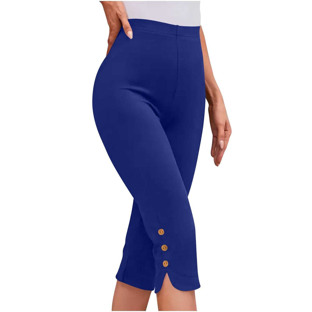 Plus-size Womens Clothing Loose, Casual Mid-length Layered Pants