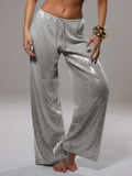 Casual Women's Clothing Loose Sequins Slim Trousers