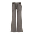 Pocket Contrast Color Thread Waist Head Made Old Low Waist Straight Jeans